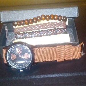 watch set that comes with 3 bracelet